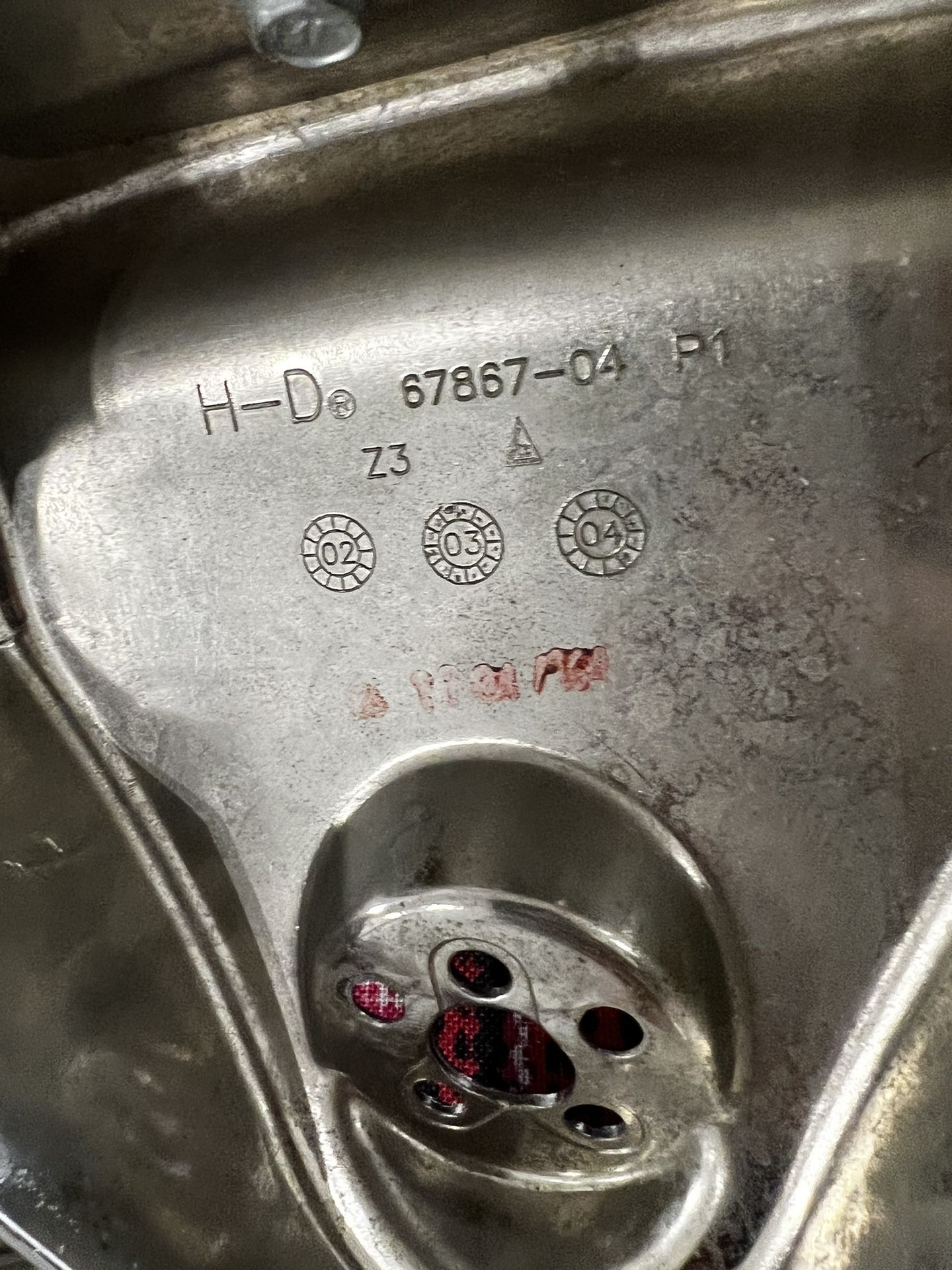 Harley Davidson Genuine Part # HD-67867-04