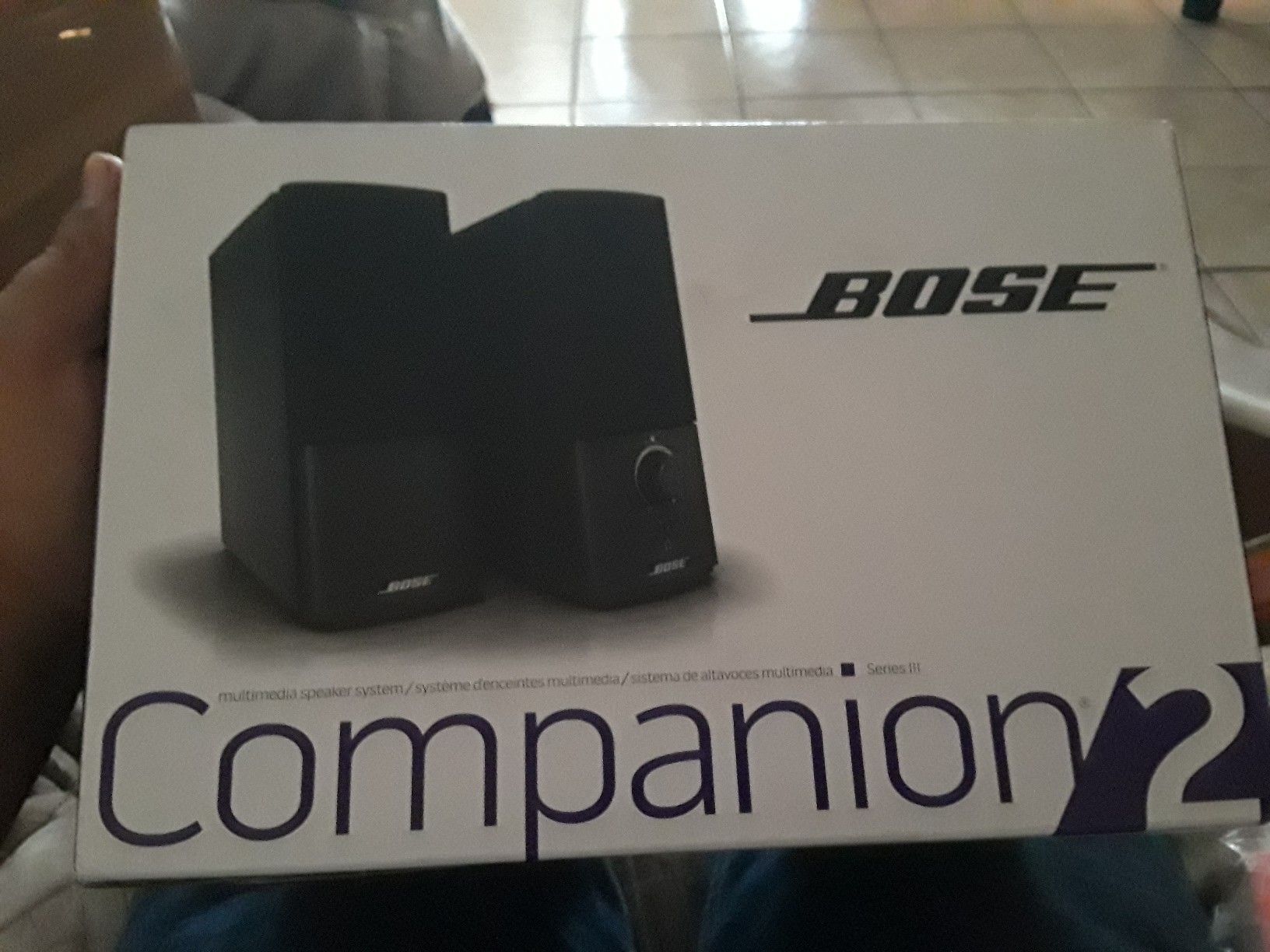 Bose companion 2 series III multimedia speaker system