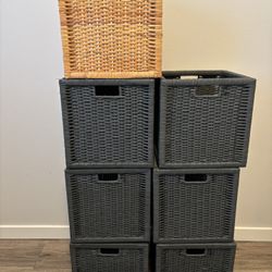 IKEA KALLAX Units 3 Available Plus Storage Baskets