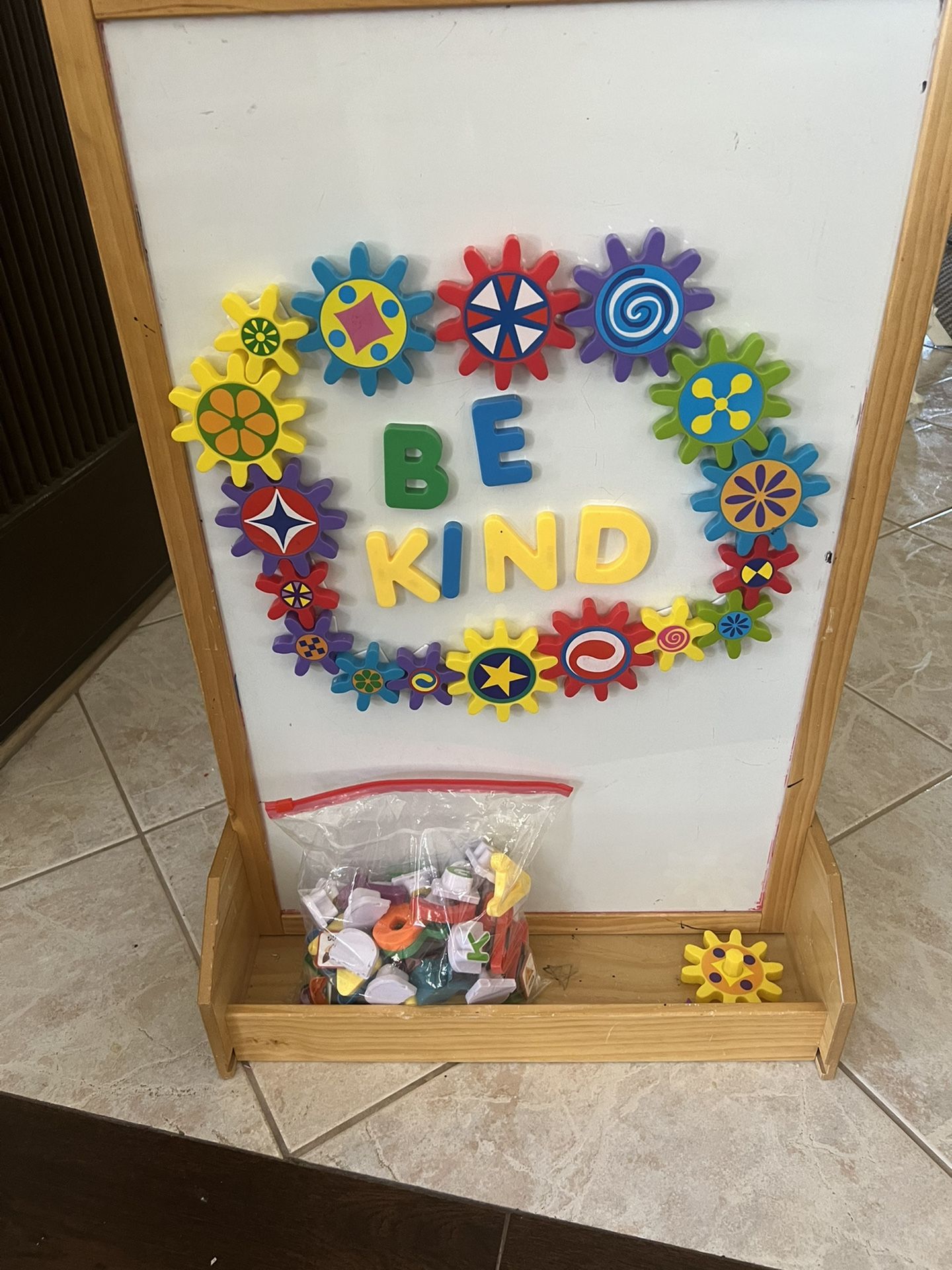 lakeshore learning stand up magnet board