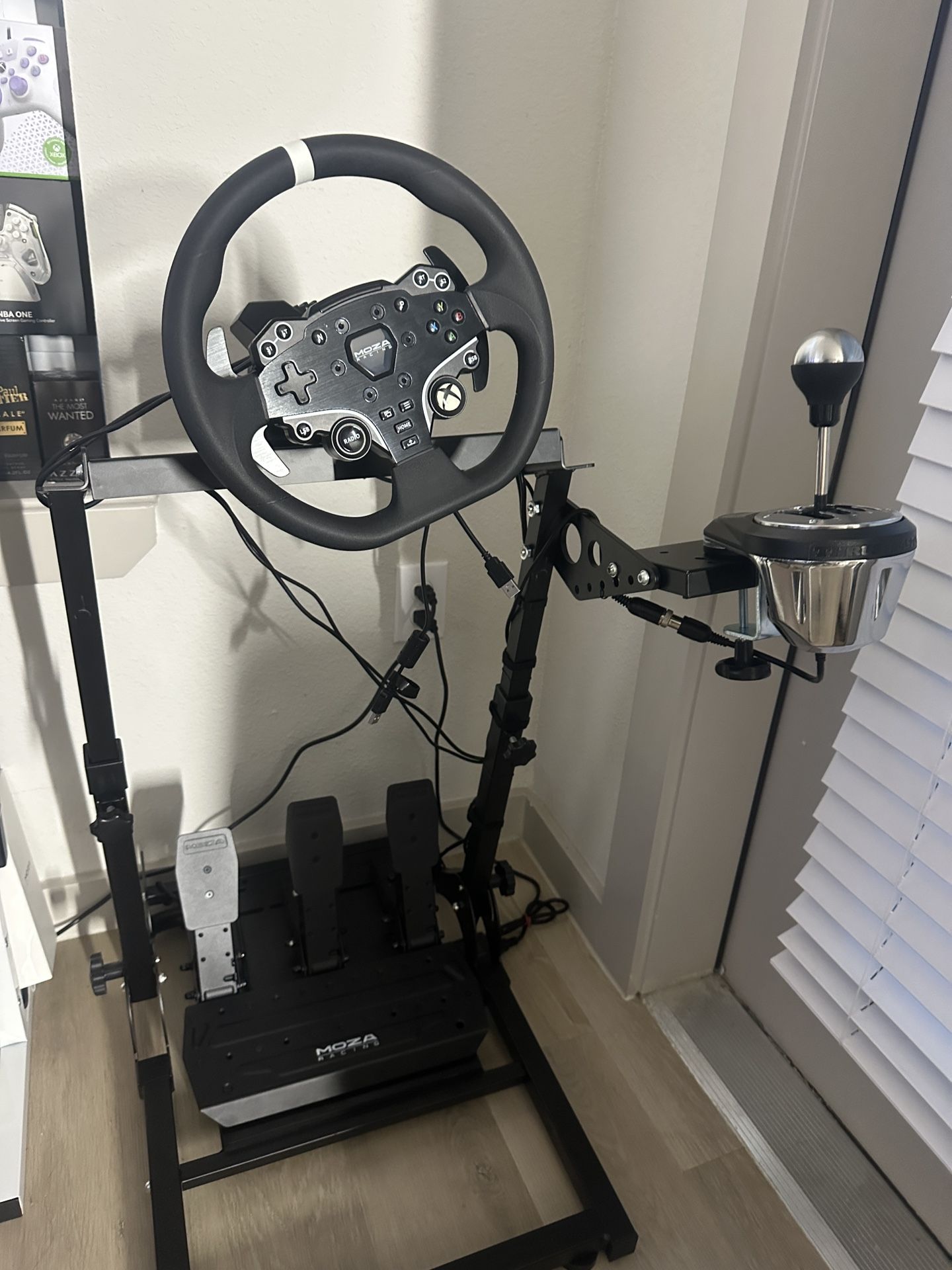 Moza sim racing setup + th8a dd