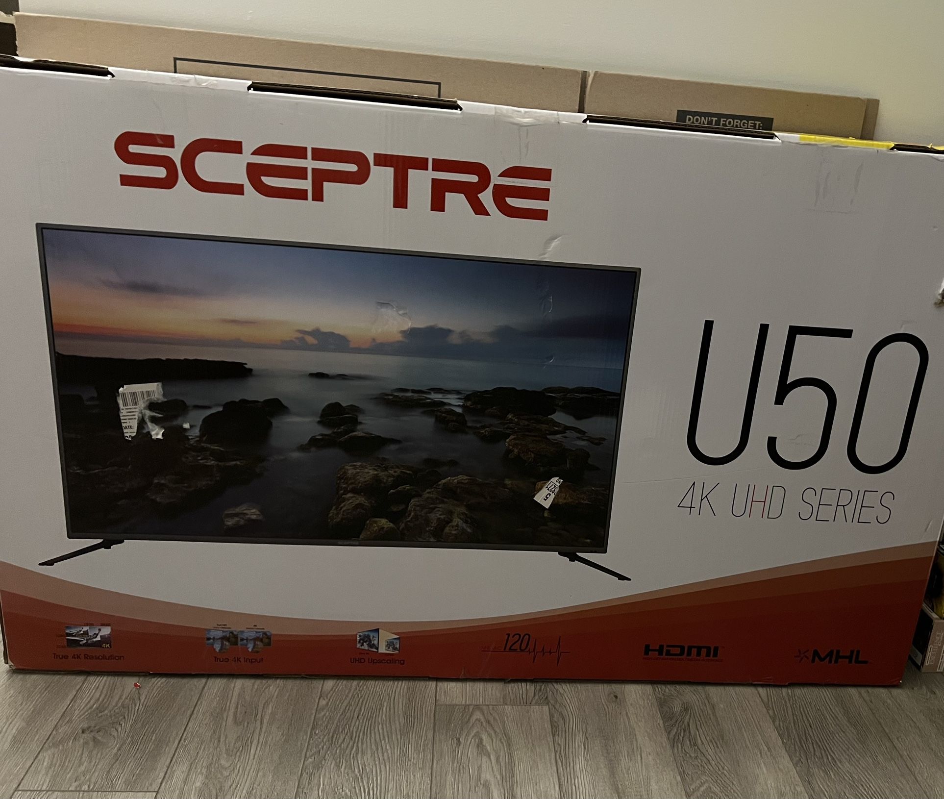 Sceptre 50" Class 4K UHD LED TV