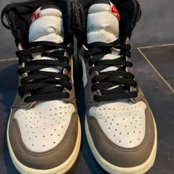 Travis Scott Jordan Air High OG TS SP Snapback High-Top Basketball Shoes
