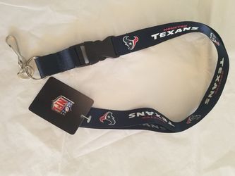 Houston Texans Lanyard Keychain