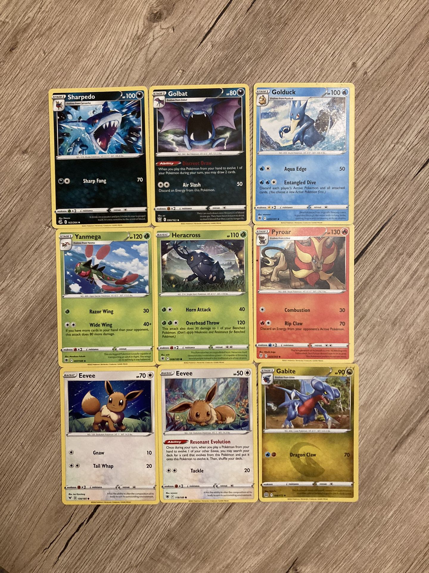 750 Pokémon Cards (no trainers or energy)