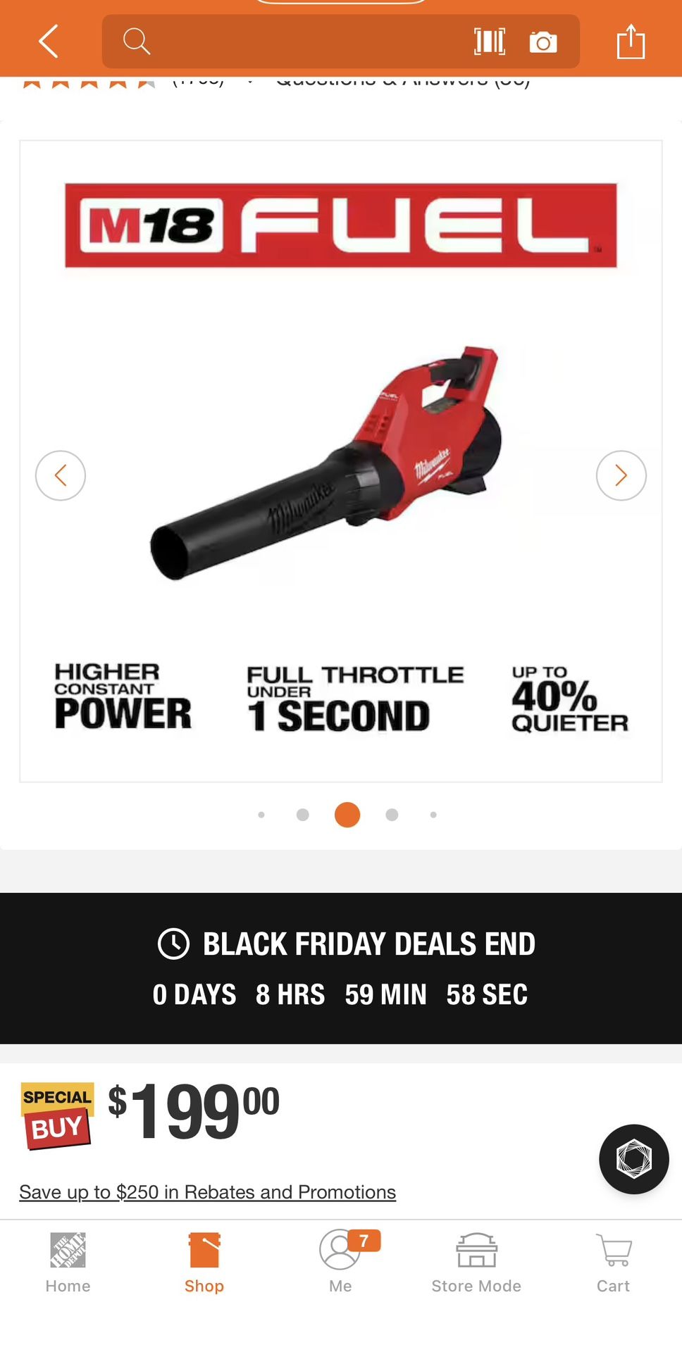 Milwaukee Blower M18