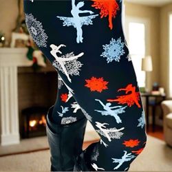 NEW Womens Christmas Leggings Soft As Lularoe