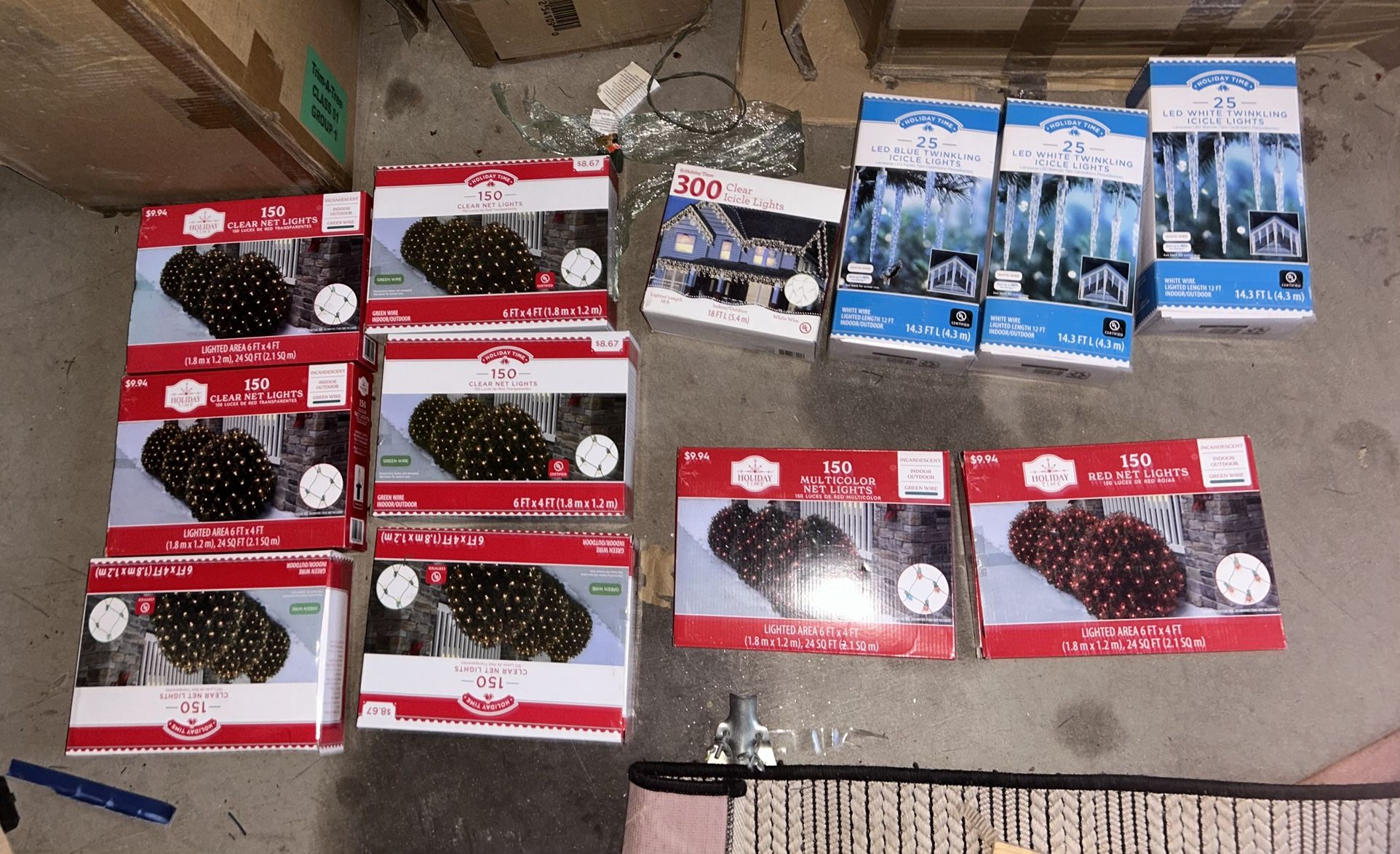 christmas lights all kinds of varieties…