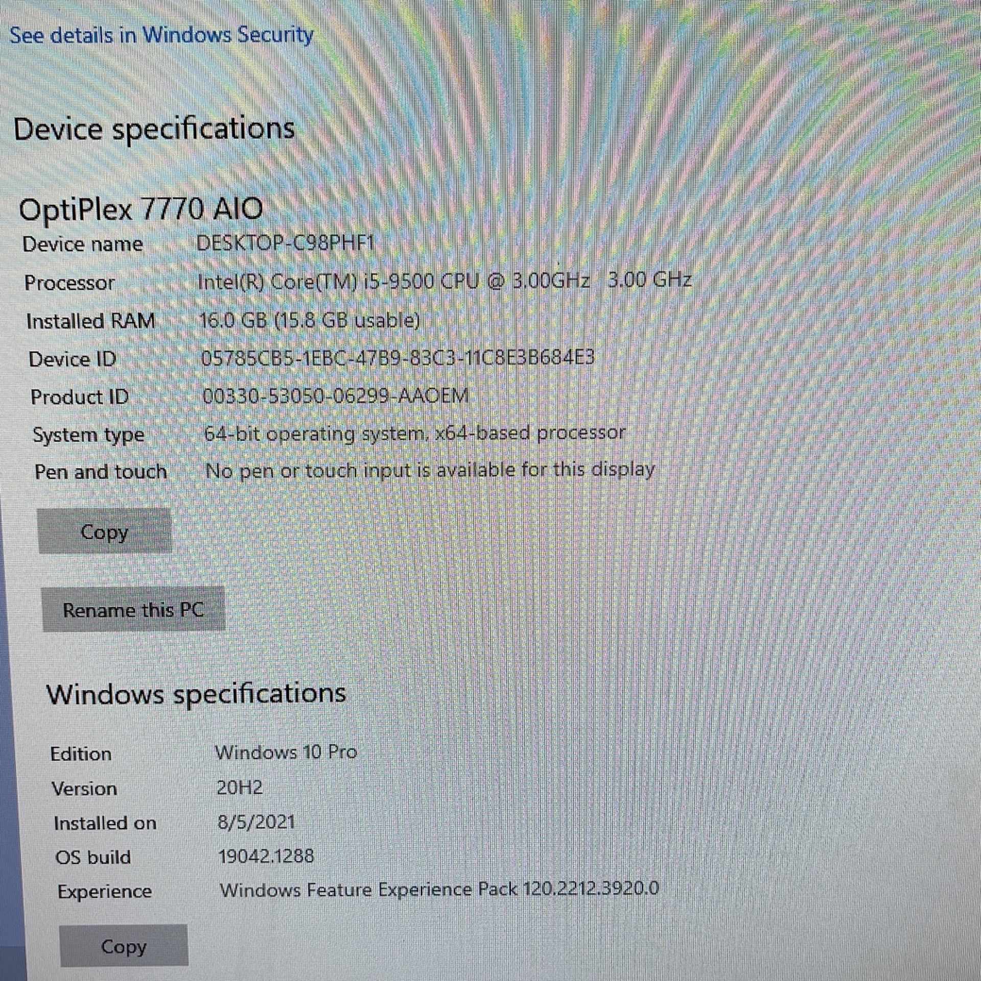 Dell desktop All In One Computer Fiesta Pawn Shop 560 for Sale in