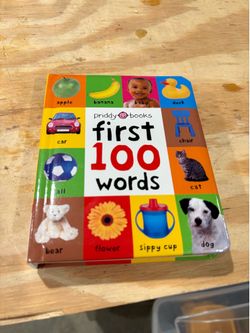 First 100 words board book
