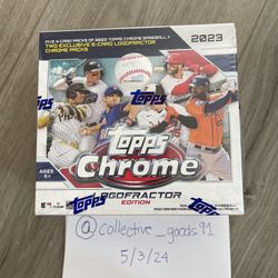 2023 Topps Chrome MLB Baseball Logofractor Edition Mega Box NEW/SEALED