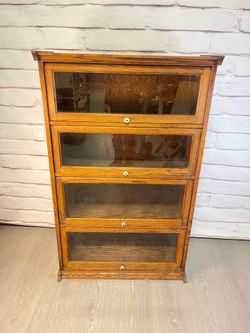 Barrister Lawyer Bookcase w/ Glass Doors