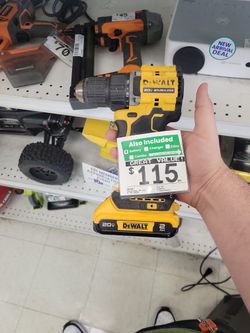 Cordless Dewalt Drill Driver With Battery