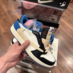 Travis Scott x Fragment x Air Jordan 1 Low 'Military Blue'