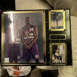 Shaq And Penny Hardaway Signed Picture 