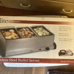Stainless Steel Buffet Server - Warming Tray 