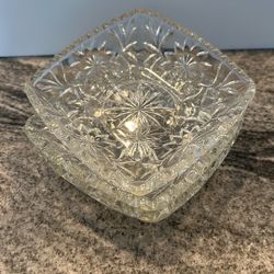 Hazel Atlas Set Of 3 Candy Dishes