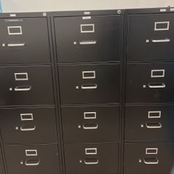 Black Metal Filing Cabinets 