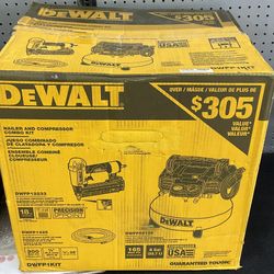 Dewalt  Dwfp1kit New In Box Nail Gun With Compressor Combo Kit