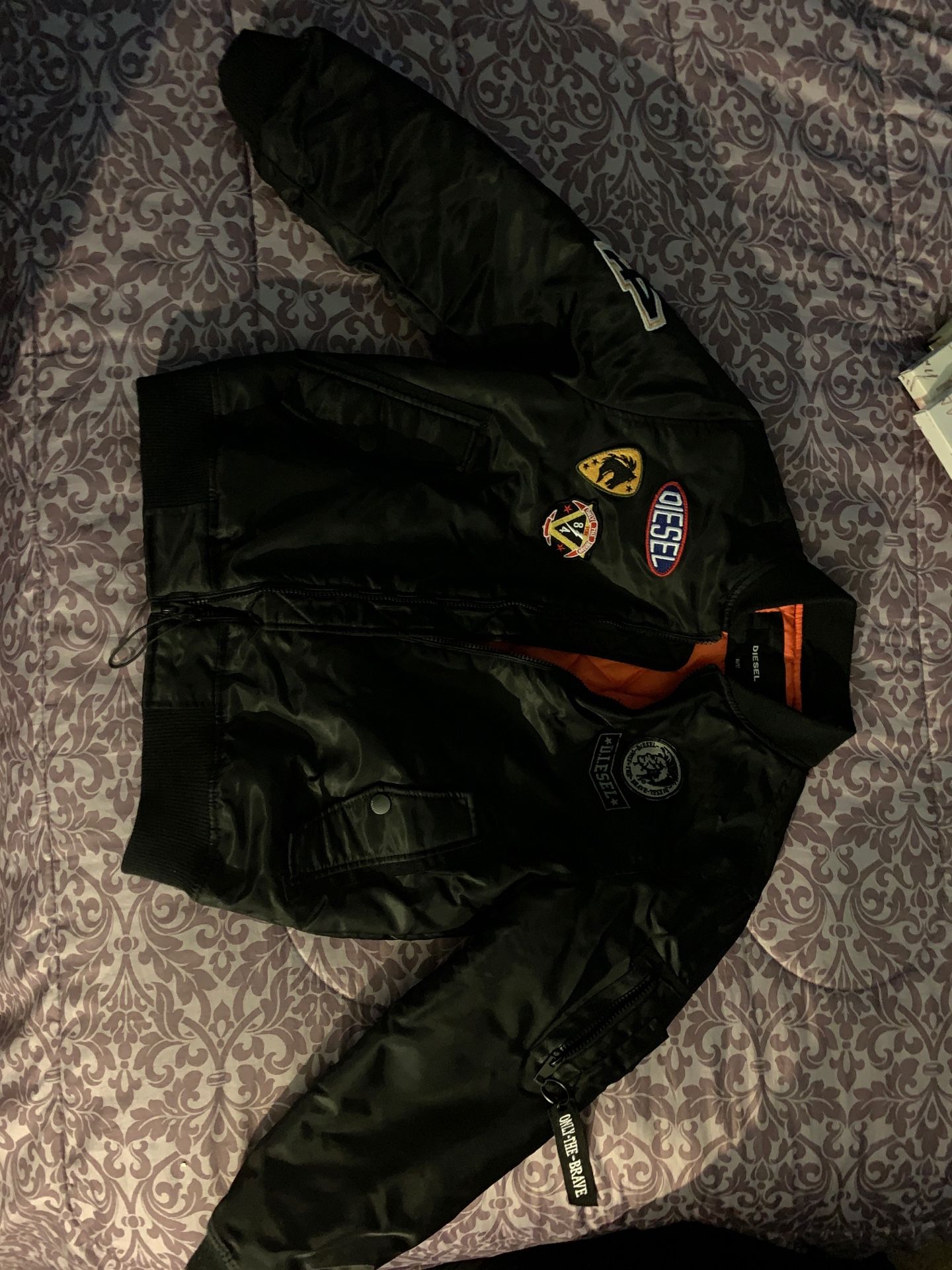 Kids Diesel bomber jacket Size 10/12