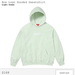 Supreme Light Green Box Logo FW23