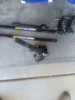 Hitch stabilizers for trailers.