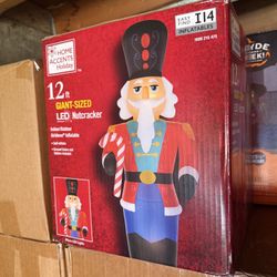 12ft Nutcracker Soldier Christmas Holiday Inflatable