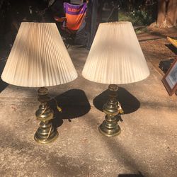 2 Brass Lamps