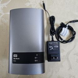 WD MyBook DUO RAID USB Storage Data 2x4Tb Drive