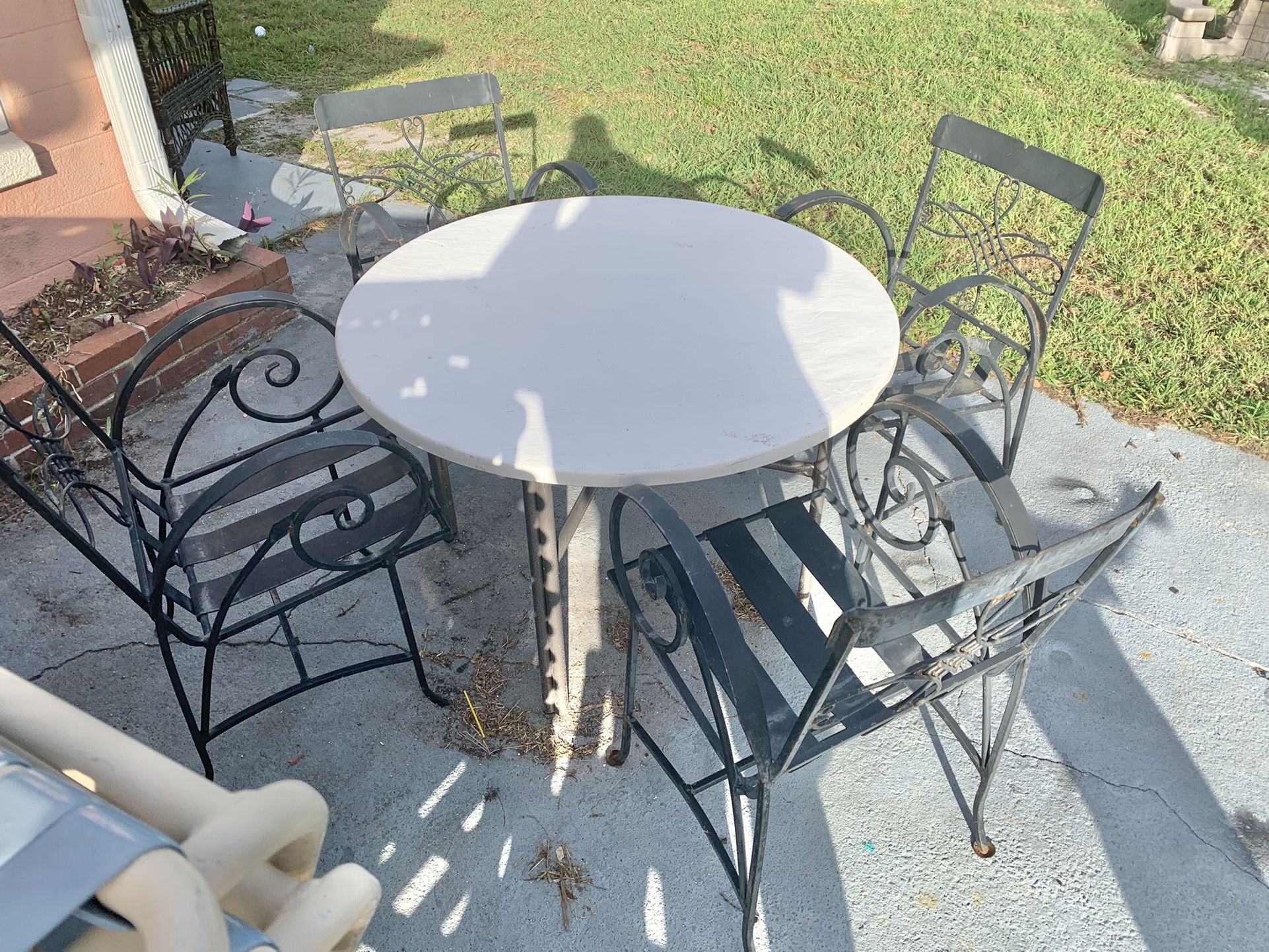Iron Patio Set