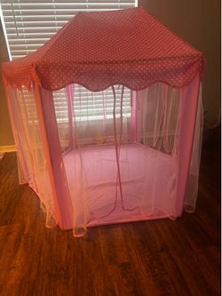 Pink tent