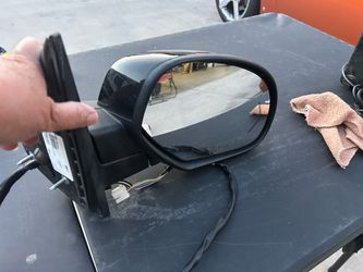 Black Power Side Mirror with Wiring