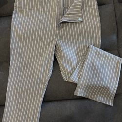 Striped Slacks Size 12
