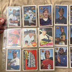 Baseball Cards From  1970s And 1980s