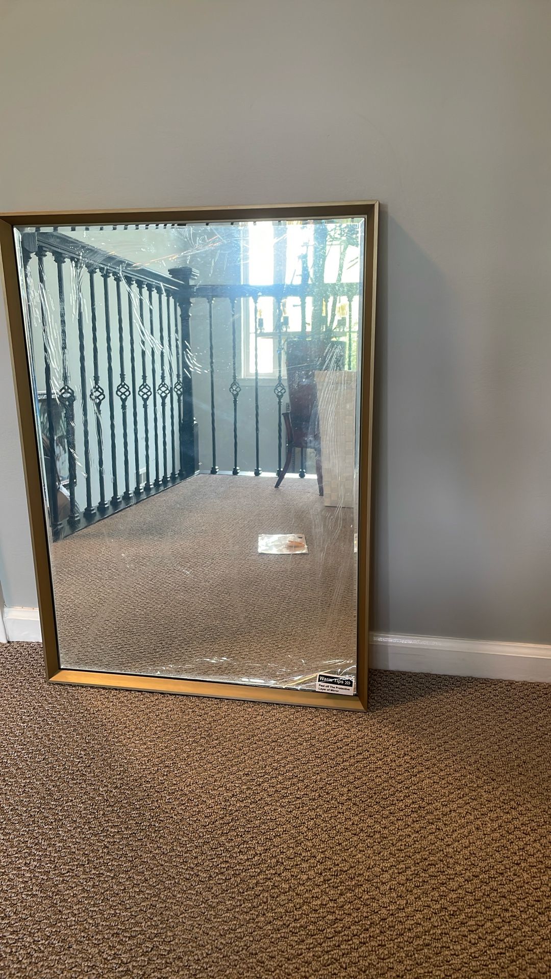 Metal Gold Frame Mirror