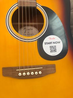 Fender acoustic guitar