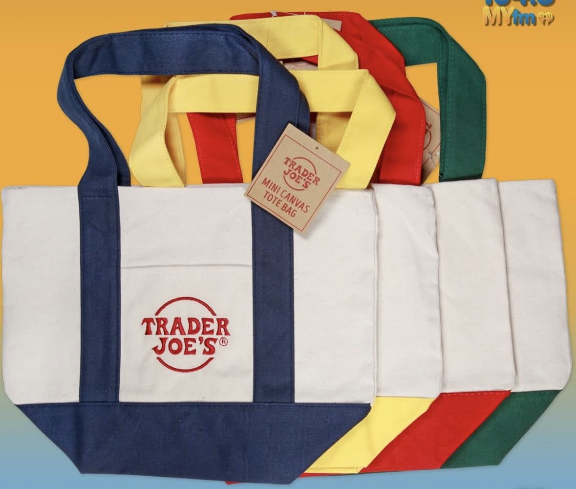 Trader joe mini tote bag