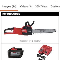 Milwaukee M18 Fuel Chainsaw Kit.