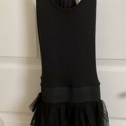 Cute Black Dress With Ruffles On The Bottom Size Extra Small