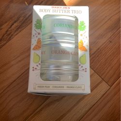 Trader Joe’s body butter Trio