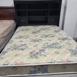 BED FRAME  HEADBOARD,REALS,MATTRESS AND BOX SPRING  SAME DEY DELIVERY AVAILABLE 🚚🚚🚚🚚