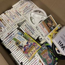 Wii games and accessories untested NOT FREE SEND OFFER
