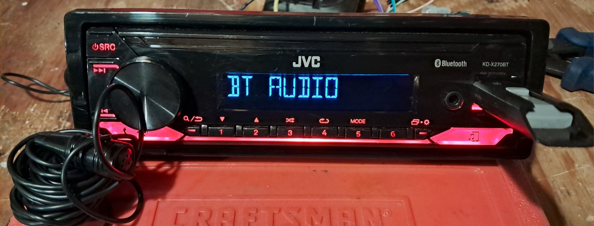 Jvc Kd-x270bt Bluetooth Car Stereo