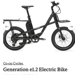 Co-op Electric Bike New