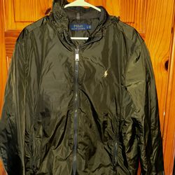 Ralph Lauren Windbreaker Jacket, Olive Green Size L
