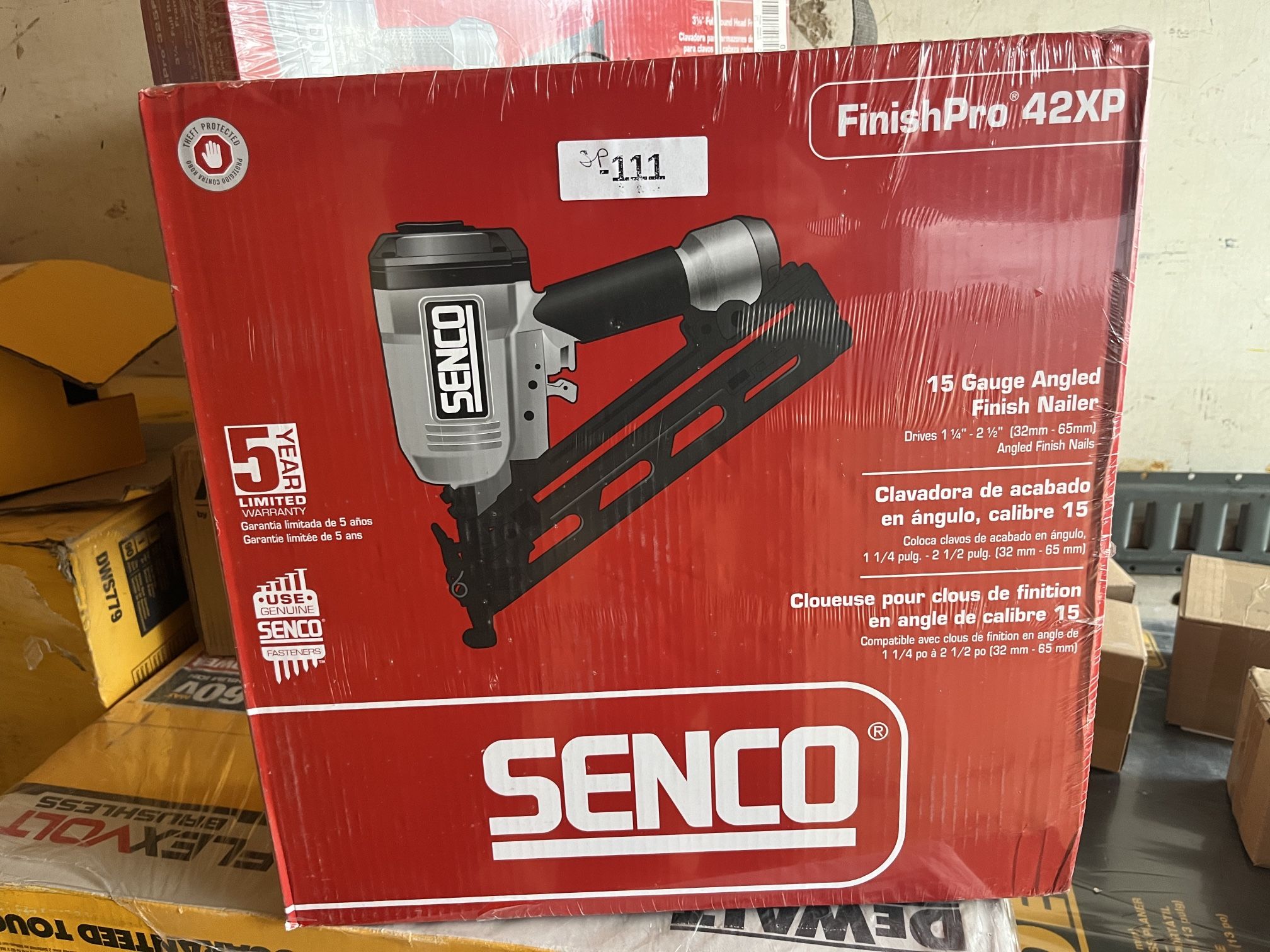 15-Gauge 2 1/2 in Angled Finish Nailer