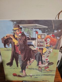 Chuck Oberstein Print  Art Clown