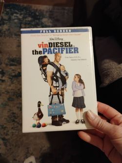 Diesel The pacifier it's in DVD wide screen