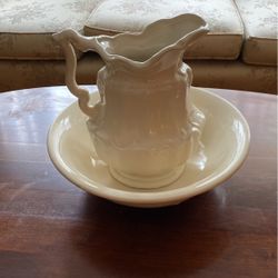 Vintage Pitcher & Basin 1869 Design 