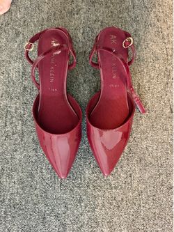 Anne Klein Flex Burgundy Slingback Heels – Size 8